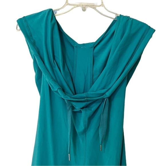 Lululemon Hooded T Back Tank Swim Beach Cover Up Dress L boho vacation - Picture 4 of 14